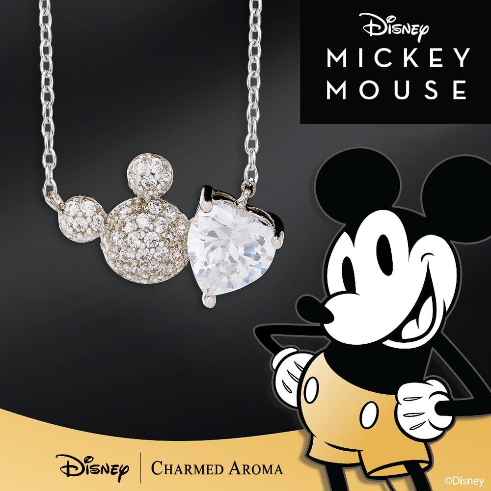 Disney Mickey Mouse Necklace, Charmed Aroma